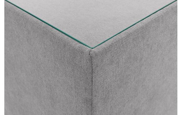 Goossens hocker nomade toendra grijs stof - 8211847-04