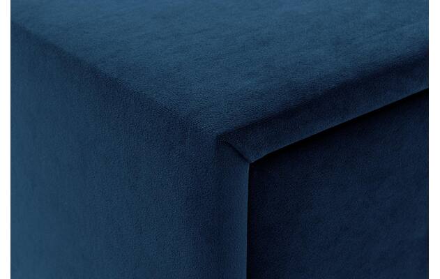 Goossens excellent nachtkastje briljant elite blauw stof - 8211854-C-06