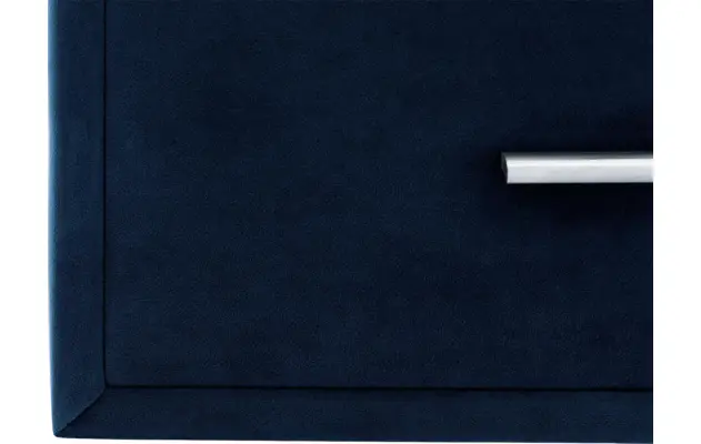 Goossens excellent nachtkastje briljant elite blauw stof - 8211854-C-07