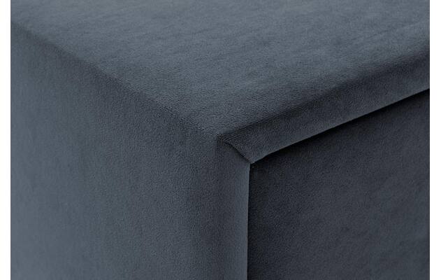 Goossens excellent nachtkastje briljant elite blauw stof - 8211855-C-06