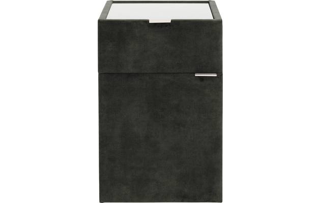Goossens nachtkastje briljant luxe groen stof - 8211869-01