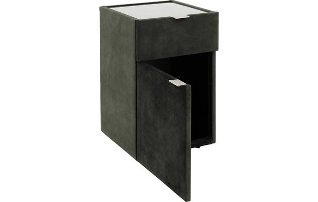 Goossens nachtkastje briljant luxe groen stof - 8211869-03