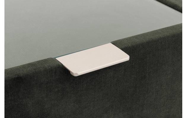Goossens nachtkastje briljant luxe groen stof - 8211869-08