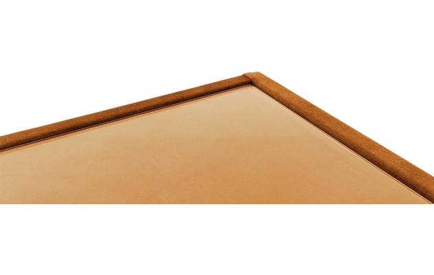 Goossens nachtkastje briljant luxe bruin stof - 8211871-07