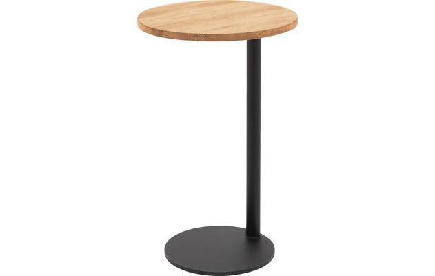Goossens nachtkastje runt blank eiken - 8211899-02