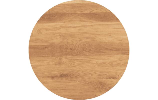Goossens nachtkastje runt blank eiken - 8211899-06