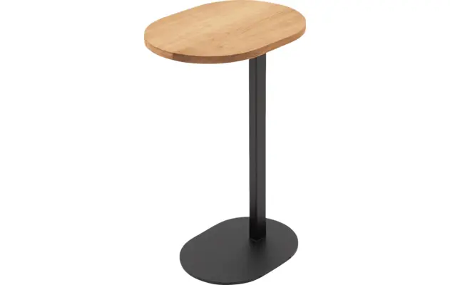 Goossens nachtkastje oval blank eiken - 8211903-03