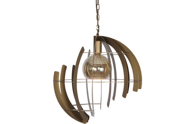 Goossens excellent hanglamp vinnie goud metaal - 8211915-01