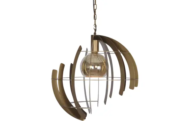 Goossens excellent hanglamp vinnie goud metaal - 8211915-01