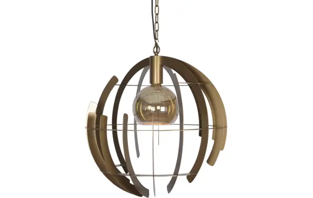 Goossens excellent hanglamp vinnie goud metaal - 8211915-02