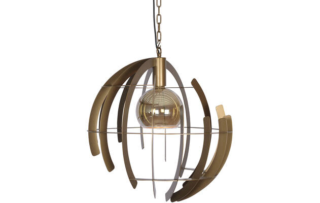 Goossens excellent hanglamp vinnie goud metaal - 8211915-03