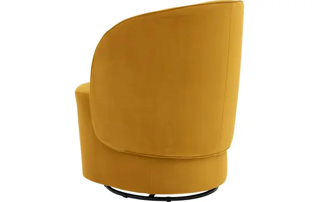 Goossens draaifauteuil gando geel stof - 8212515-02