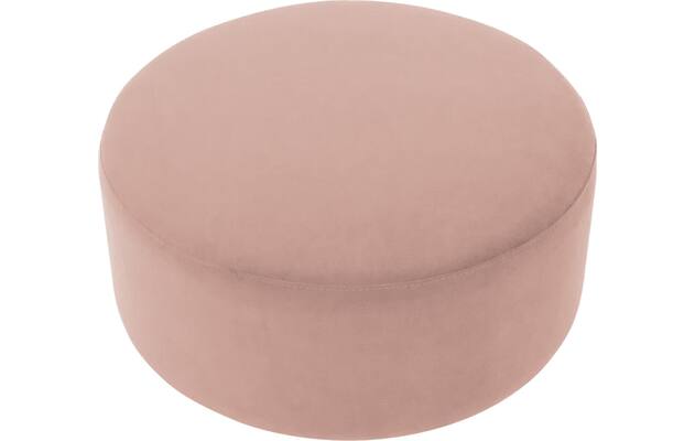 Goossens poef arendal roze stof - 8212609-02
