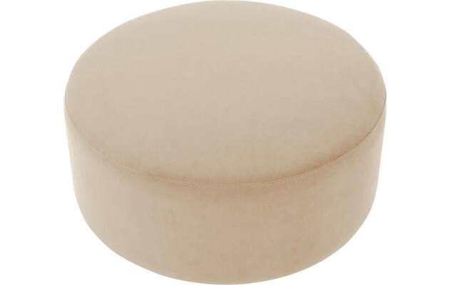 Goossens poef arendal beige stof - 8212611-02