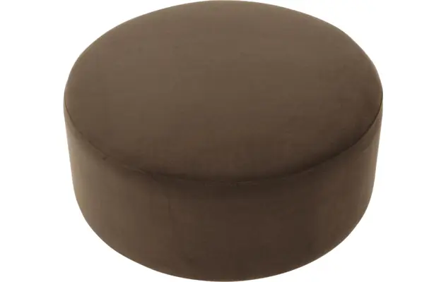 Goossens poef arendal bruin stof - 8212612-02