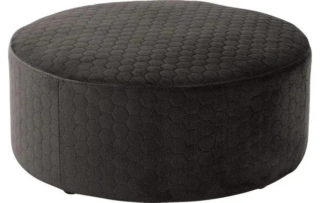 Goossens poef arendal grijs stof - 8212622-01