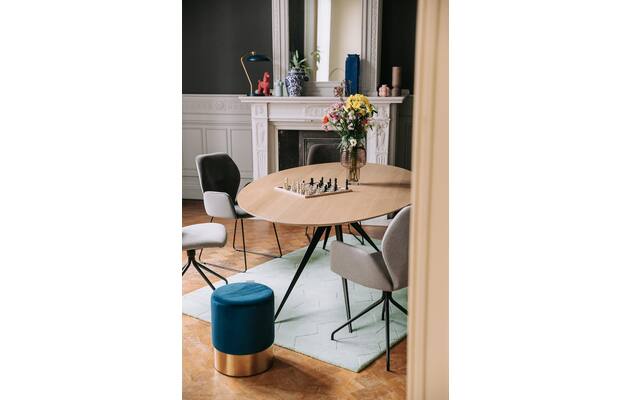 Goossens excellent eettafel uniek blank eiken - 8213026-04