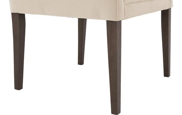 Goossens eetkamerstoel pearl beige stof - 8213064-04
