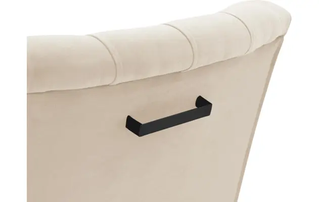 Goossens eetkamerstoel pearl beige stof - 8213064-05
