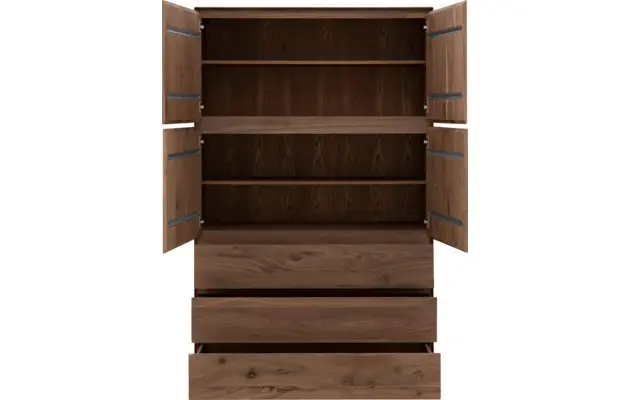 Goossens excellent opbergkast vic noten noten - 8213096-04