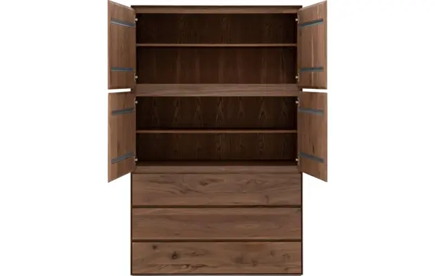 Goossens excellent opbergkast vic noten noten - 8213096-05