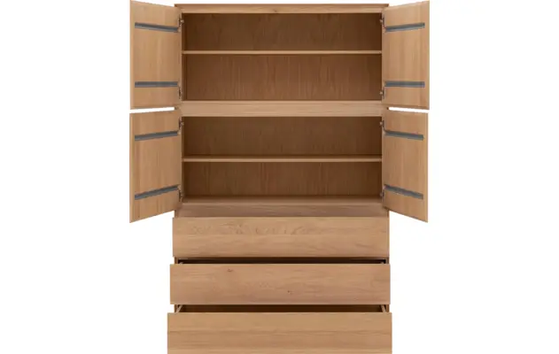 Goossens excellent opbergkast vic blank eiken - 8213099-03