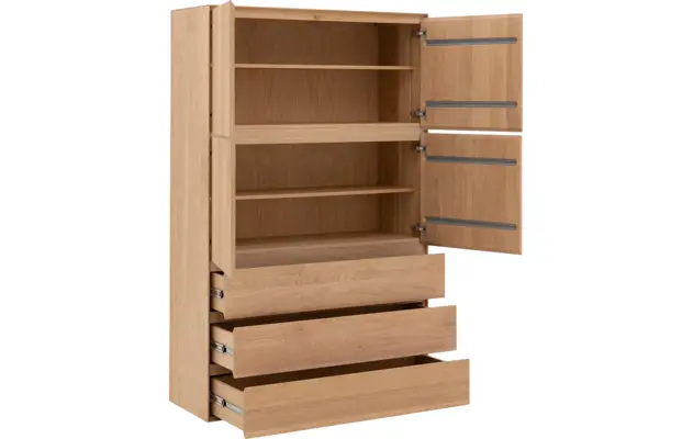 Goossens excellent opbergkast vic blank eiken - 8213099-04