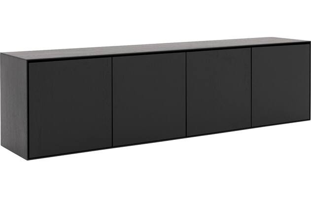 Goossens excellent dressoir vic zwart eiken - 8213116-02