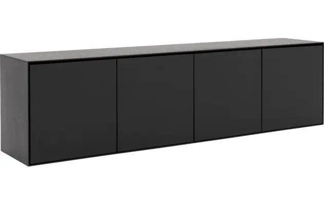 Goossens excellent dressoir vic zwart eiken - 8213116-02