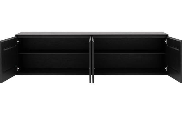 Goossens excellent dressoir vic zwart eiken - 8213116-03