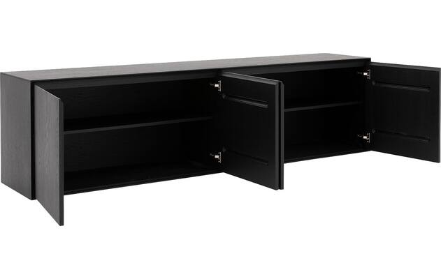 Goossens excellent dressoir vic zwart eiken - 8213116-04