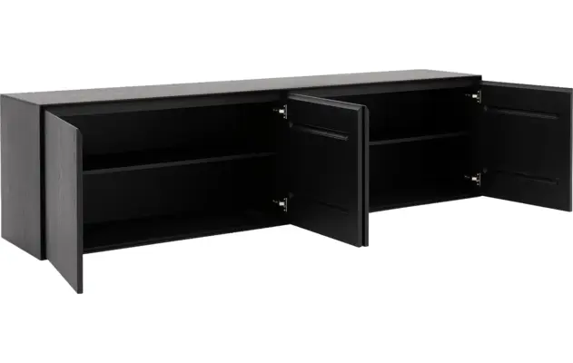 Goossens excellent dressoir vic zwart eiken - 8213116-04