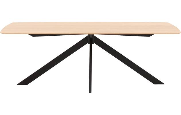 Goossens excellent eettafel uniek blank eiken - 8213142-01