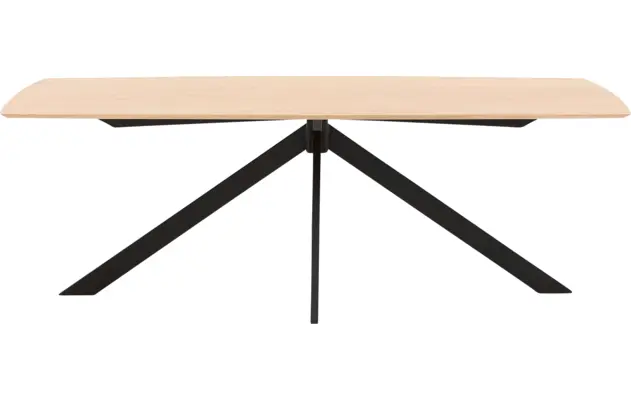 Goossens excellent eettafel uniek blank eiken - 8213142-01