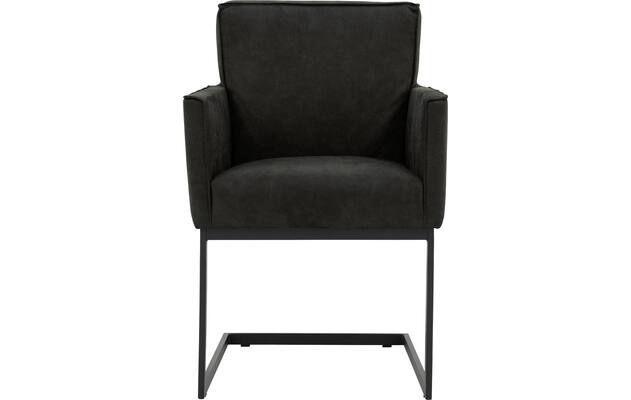 Goossens excellent eetkamerstoel tom grijs micro leer - 8213147-01