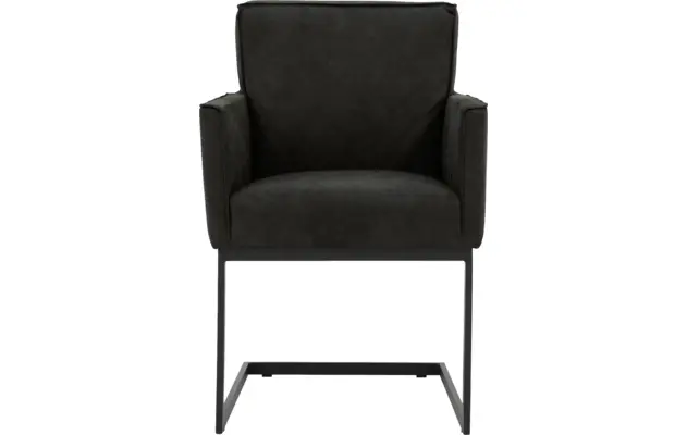 Goossens excellent eetkamerstoel tom grijs micro leer - 8213147-01