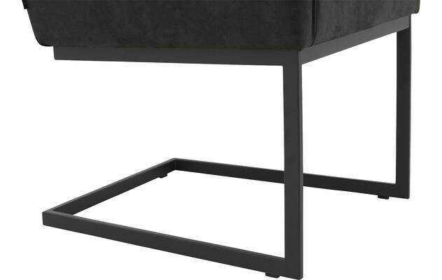 Goossens excellent eetkamerstoel tom grijs micro leer - 8213147-05