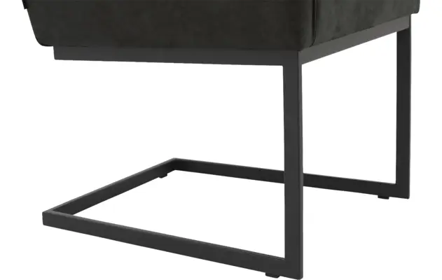 Goossens excellent eetkamerstoel tom grijs micro leer - 8213147-05