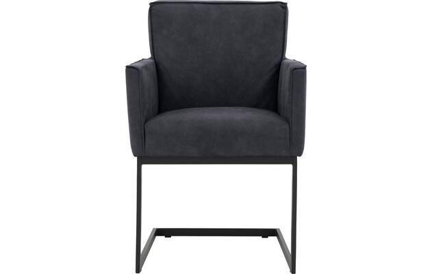Goossens excellent eetkamerstoel tom blauw micro leer - 8213149-01