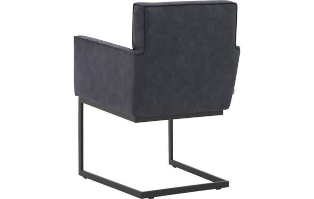 Goossens excellent eetkamerstoel tom blauw micro leer - 8213149-03