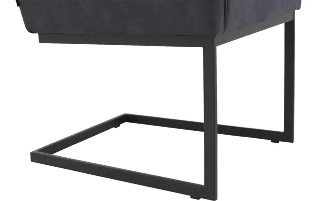 Goossens excellent eetkamerstoel tom blauw micro leer - 8213149-05