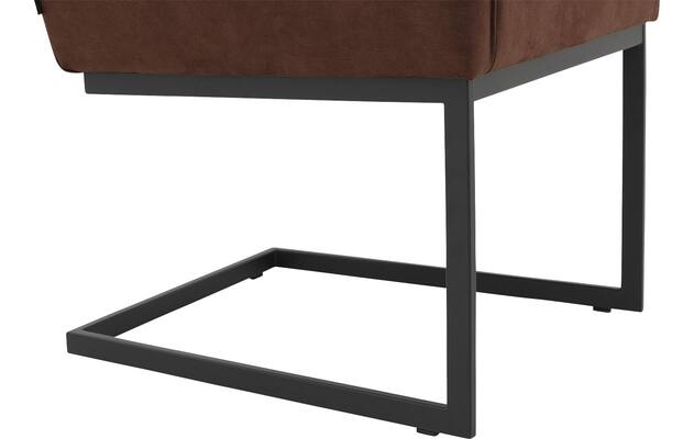 Goossens excellent eetkamerstoel tom bruin micro leer - 8213150-05
