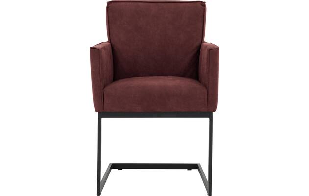 Goossens excellent eetkamerstoel tom rood micro leer - 8213152-01