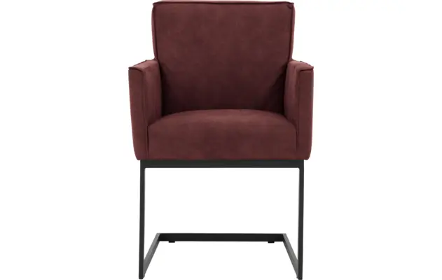 Goossens excellent eetkamerstoel tom rood micro leer - 8213152-01