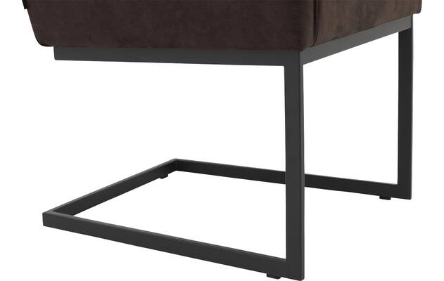 Goossens excellent eetkamerstoel tom bruin micro leer - 8213154-05
