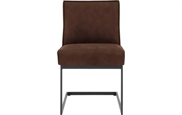 Goossens excellent eetkamerstoel tom bruin micro leer - 8213155-01