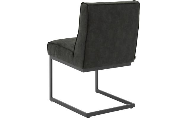 Goossens excellent eetkamerstoel tom grijs micro leer - 8213158-03