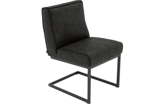 Goossens excellent eetkamerstoel tom grijs micro leer - 8213158-04