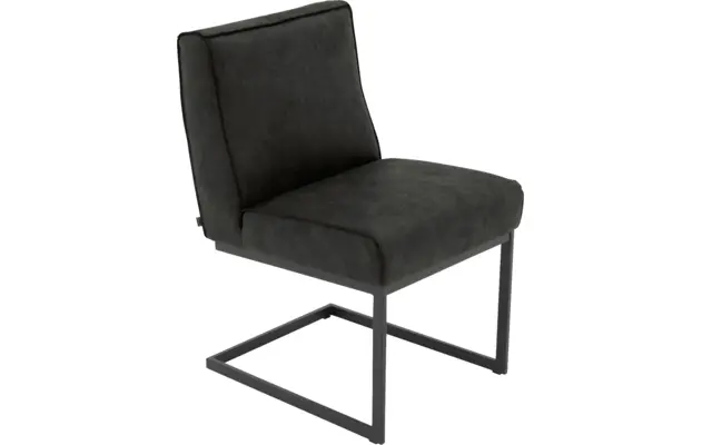 Goossens excellent eetkamerstoel tom grijs micro leer - 8213158-04