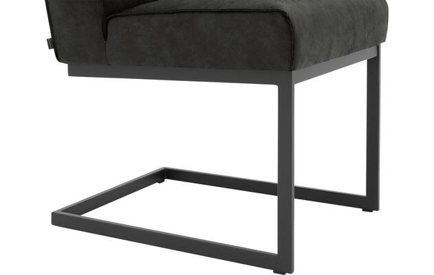 Goossens excellent eetkamerstoel tom grijs micro leer - 8213158-05